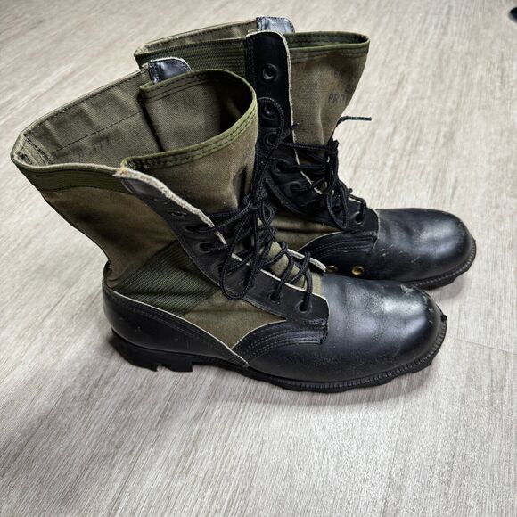 6.5 R USGI Vintage RO Search Jungle Boots Army Military Vietnam 1988 - Picture 6 of 7